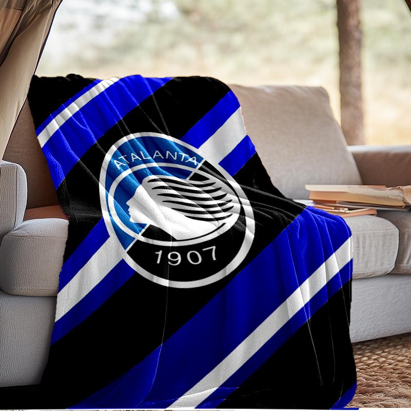 Football Atalanta Blanket Lightweight Ideal Bedding Blanket Perfect for Travel, Camping, Living Rooms, Offices, Sofas, Fan Christmas gift