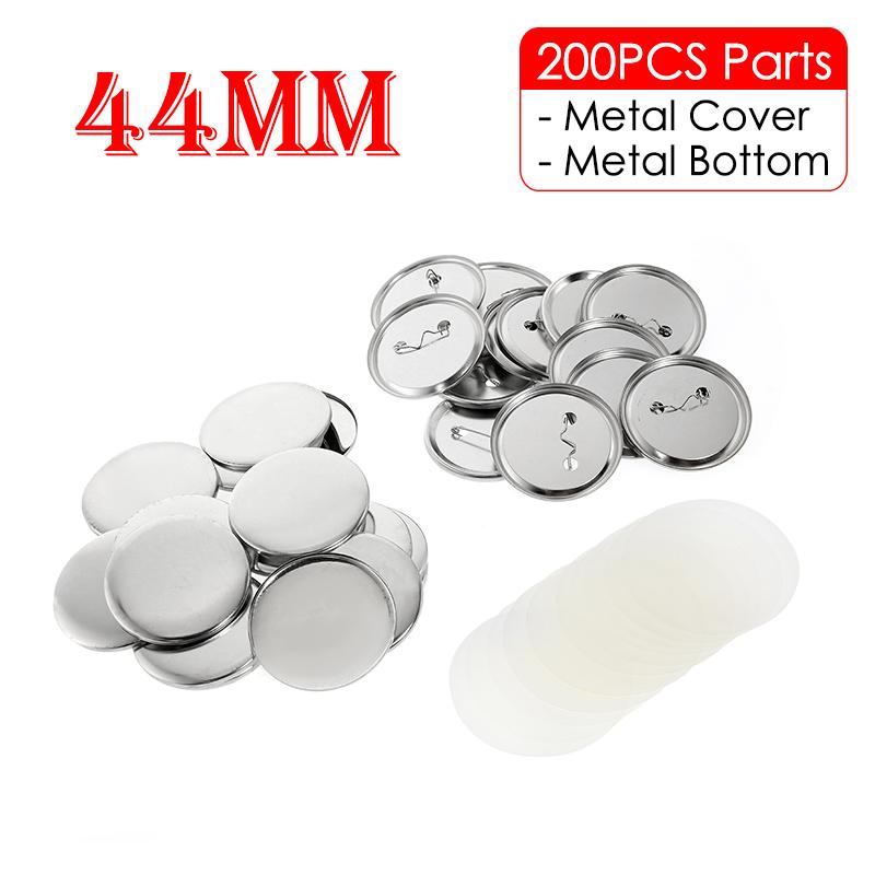 32-75mm Badge Button Mold Interchangeable Die for Button Maker Round/Heart Shaped Mold Badge Pins Parts Supplies for DIY Making
