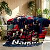 Custom Name Personalized Fast & Furious Print Blanket, Home Decor, Bedroom, Sofa, Camping, Couch, Gifts for Birthday Christmas