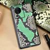 Роскошный чехол из натуральной кожи с рисунком под гоночную коровью кожу питона для iQOO Neo7/Neo7Pro