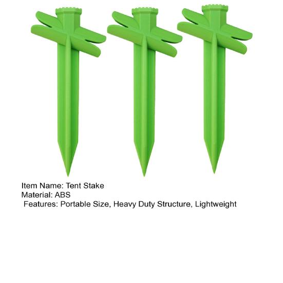 3 шт. прочный колышек для палатки многофункциональный открытый сад двор патио газон кемпинг брезентовый навес ветрозащитный колышек для палатки