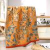 80x160cm Hibiscus Flowers Large Bath Towel Cotton Nap Blanket Boho Jacquard Soft Comforter Blanket Beach Towel