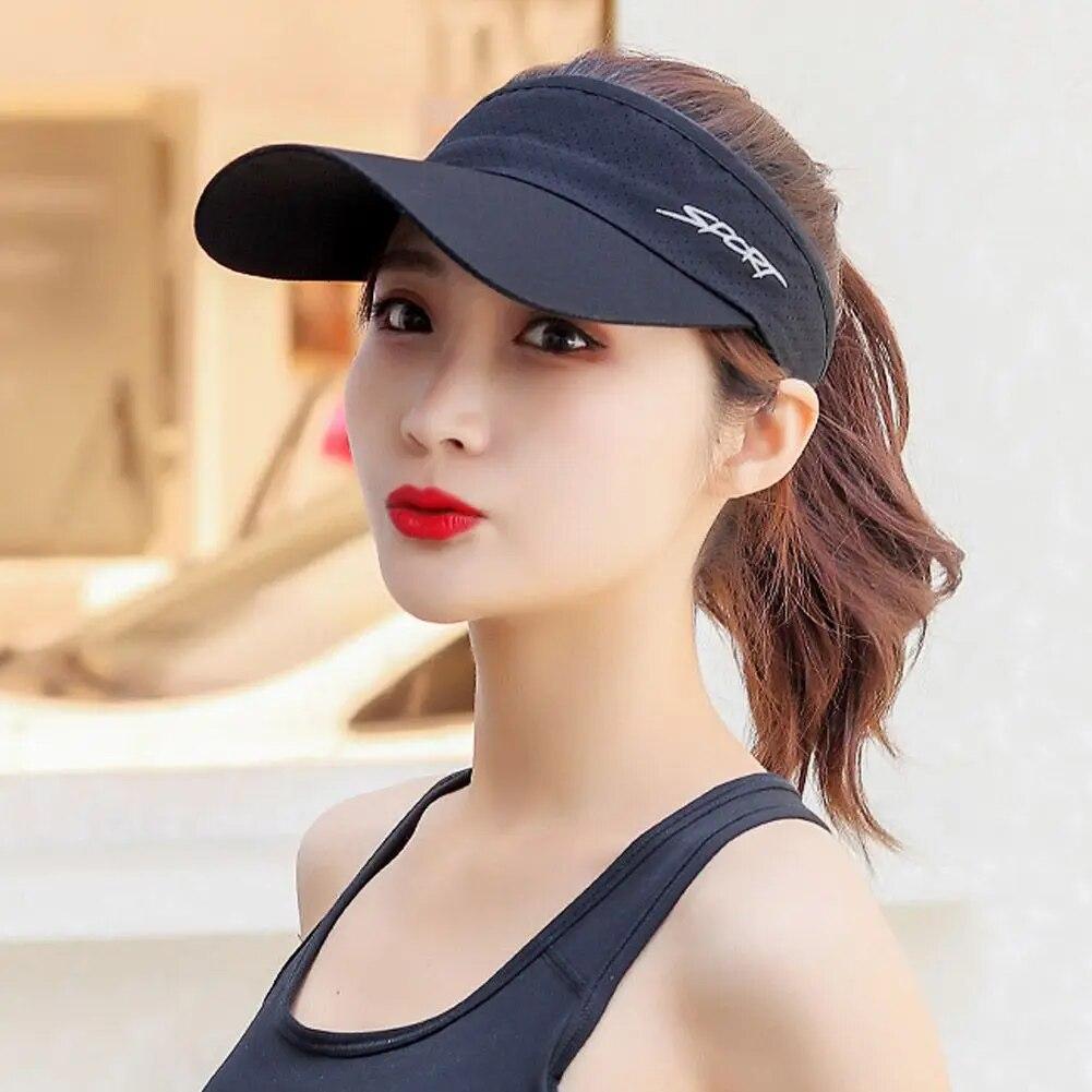 Летние женские спортивные кепки для гольфа с пустым козырьком, спортивная кепка для отдыха, бейсболка, теннисная кепка, дышащая уличная солнцезащитная кепка