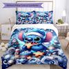 3pcs Stitch Bedding Set Duvet Cover Closure Includes 1 Duvet Cover & 2 Pillowcases, Soft and Comfortable for All Seasons.