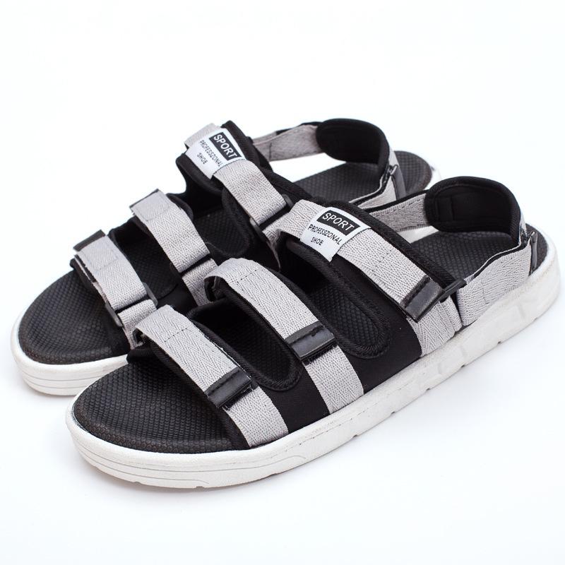Мужские сандалии 2025 новые противоскользящие на толстой подошве повседневные молодежные для вождения спортивные пляжные туфли