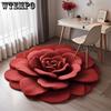 3D визуальный коврик в форме цветка для ванной комнаты, впитывающий коврик для ног, противоскользящий коврик для ванной комнаты