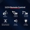 RC экскаватор 1/20 2.4GHz 11CH RC строительный грузовик инженерные машины развивающие игрушки для детей со светомузыкой