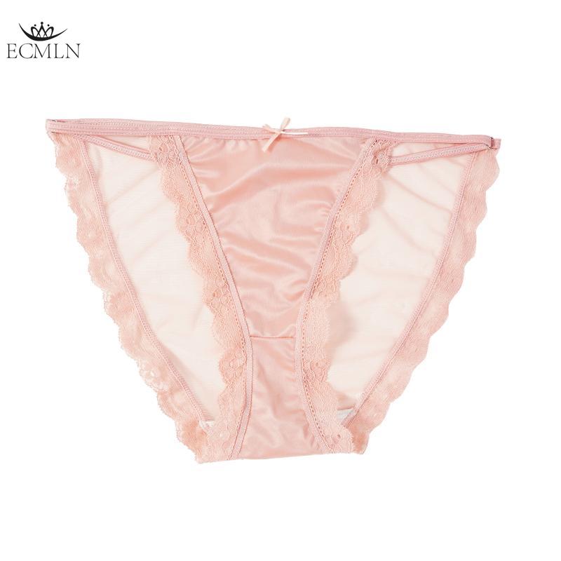 Sexy Lace Thong Panties Women Transparent Mesh Thin Strap Underwear Seamless T-back See Through Bikini Underpants