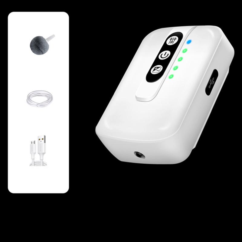 Портативный кислородный насос USB перезаряжаемый открытый ультра бесшумный воздушный компрессор для аквариума