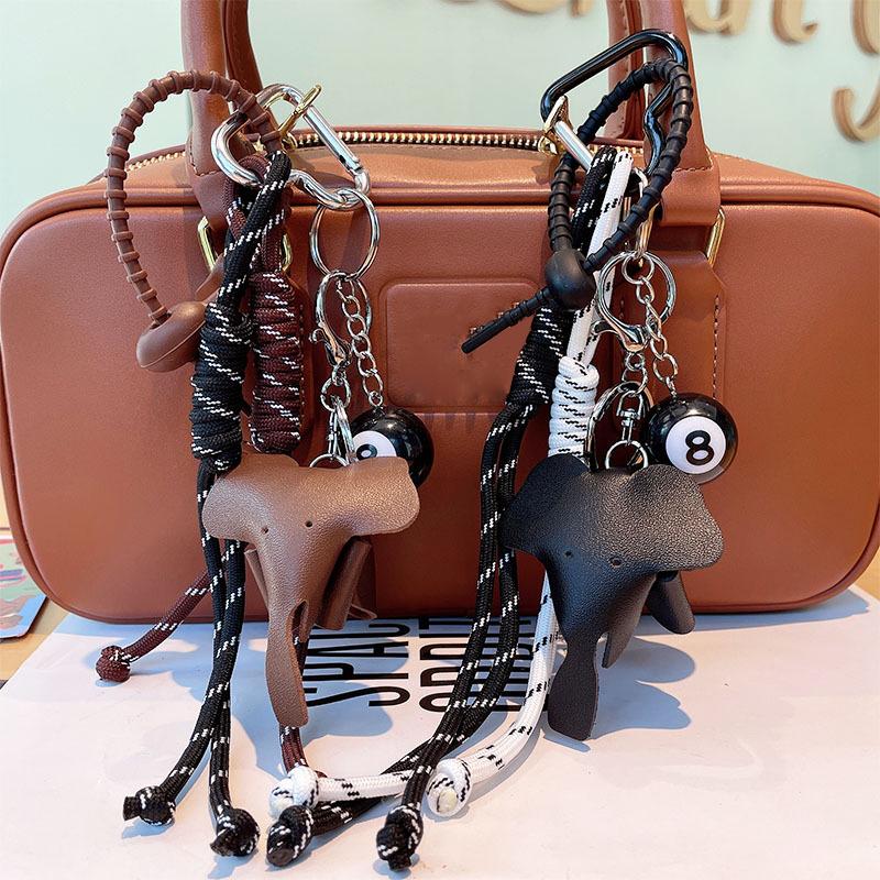 Yogodlns Braided Rope Bag Pendant For Women Bags High-Grade Pendant Elephant Pendant Suitable Bag Accessories