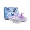Классические сабо на платформе Crocs Wisteria Ribbon Подарочная коробка Tanabata Лимитированные сабо Женские Фиолетовые