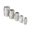 1/8" 1/4" 3/8" 1/2" 3/4" 1" 1-1/4" 1-1/2" 2" BSP Наружный Равнопроходной Шестигранный Трубопроводный Фитинг-Соединитель из Нержавеющей Стали 304