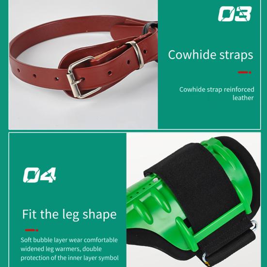 Набор инструментов для лазания по деревьям Стальные шипы для лазания по деревьям Регулируемая страховочная привязь для лазания с усиленными ножными ремнями Оборудование арбориста для лесозаготовки Фрукты