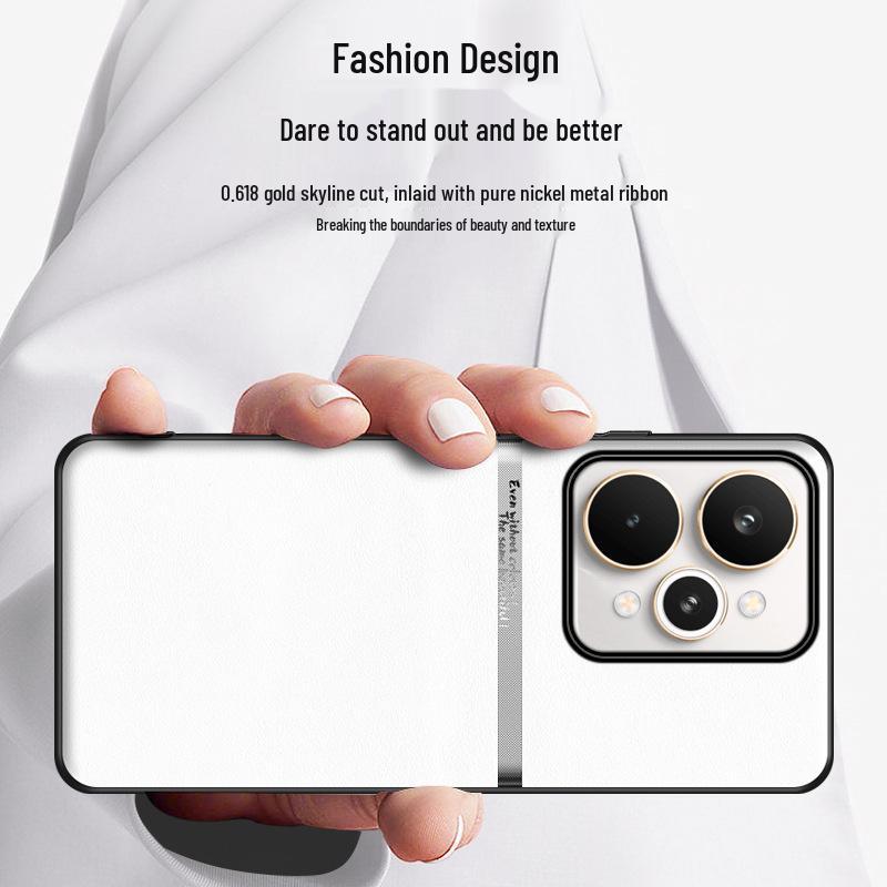 Чехол для телефона Realme 15 Pro H из жидкой кожи - Прочный, Минималистичный, Высококлассный бизнес-дизайн