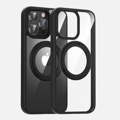 Магнитная подставка подходит для Apple 15 Полное покрытие Противоударный Iphone14promax Высокая прозрачность 13 Чехлы для телефонов