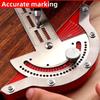 Woodworkers Ruler Stainless Steel Protractor Angle  Angle Precision Carpenter Measuring Tool