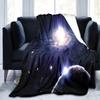 universe and the starry sky Printed Blanket for Bed Travel Camping Living Room Office Conditioning Blanket for All Seasons Gifts