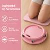 6pcs Silent Wheels Abdominal Exercise Board PP Workout Skateboard Fitness Slider Board  Ab Workout