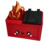 New Desk Decoration 3D Printed Dumpster Plastic Gift Dumpster Fire Ornament Fire Desk Figurine Bedside Shelf