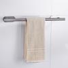 50cm Stainless Steel Bathroom Towel Rack No Drilling Self Adhesive Wall-Mounted Towel Clothes Shelf Holder Hanger Home Bath Rack