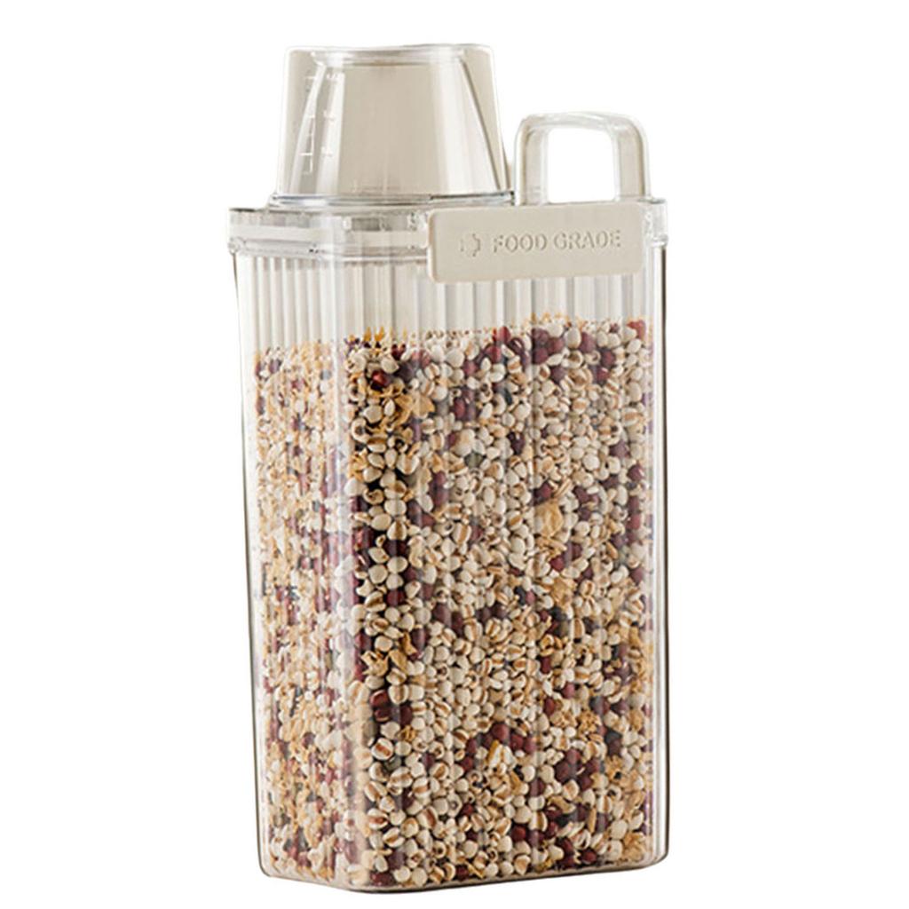 Герметичное решение для хранения продуктов Контейнер для муки и зерновых Герметичный бак для хранения продуктов Удобное ведро для риса Кухонная утварь