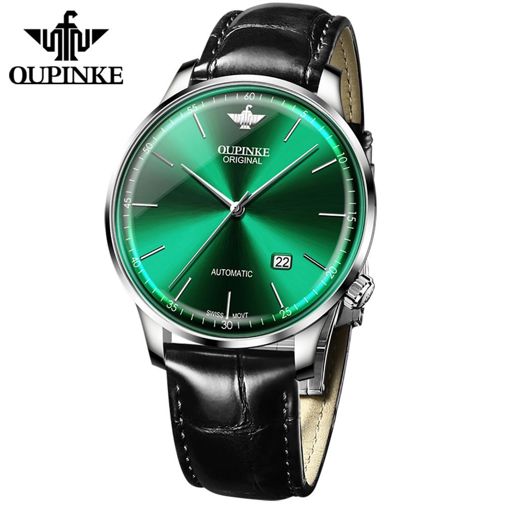 OUPINKE Мужские часы Модные механические часовщики Высококачественные часы