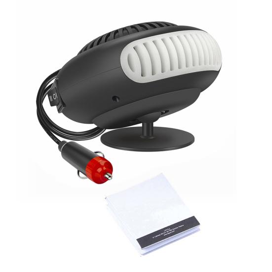 Автомобильный обогреватель с поворотным основанием на 360 градусов, автоматический быстрый нагрев, малошумный портативный обогреватель салона автомобиля небольшого размера