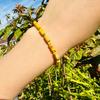 Unisex Bracelet Natural Gemstone Maanshan Turquoise Wheel Shape Smooth Cut Beads  Stretchable Bracelet