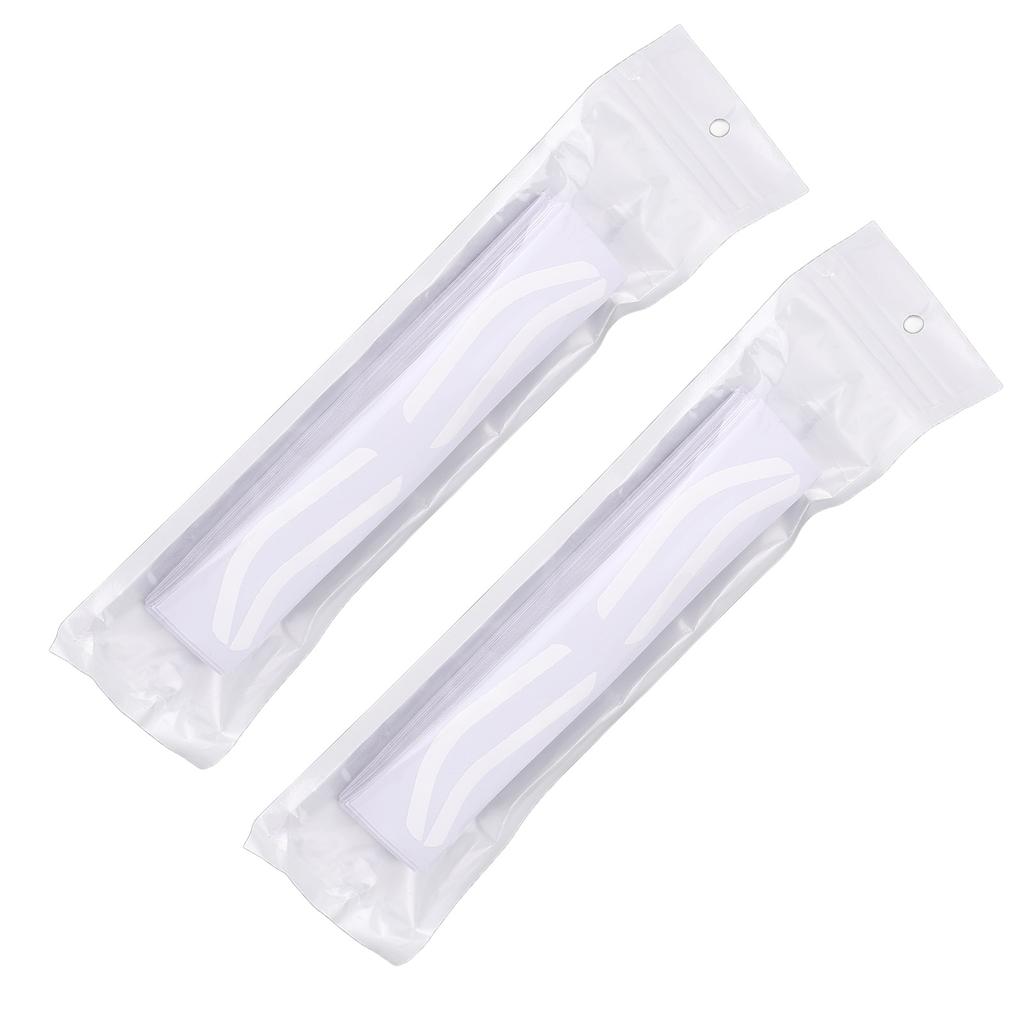 100 Sheet Brow Stencil Stickers Disposable Safe Hygienic Shaping Positioning Adhesive Eyebrow Template Stickers for