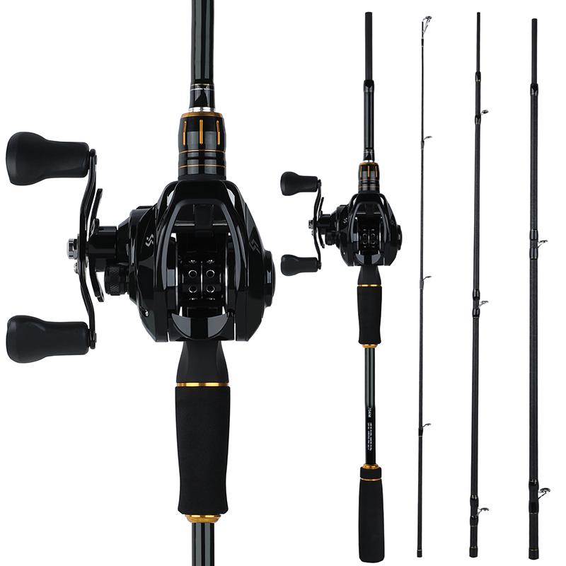 Набор удочек и катушек, золотые рыболовные снасти для улицы, аксессуары для морской рыбалки, инструменты для ловли окуня