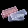 Transparent Nail Supplies Brush Kit Storage Box Plastic Container Organizer Case