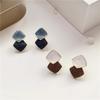 Бохо геометрические эмалированные бриллиантовые серьги квадратные серьги-капли для женщин