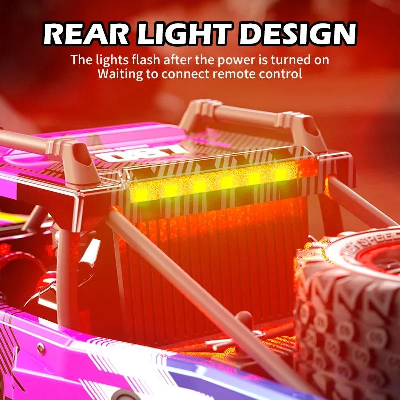 Новый 1:16 JJRC RC внедорожник 4WD 50/70 км бесщеточный электрический высокоскоростной 2.4G RC автомобиль дрифт монстр-трак детский светодиодный игрушечный подарок гоночный автомобиль