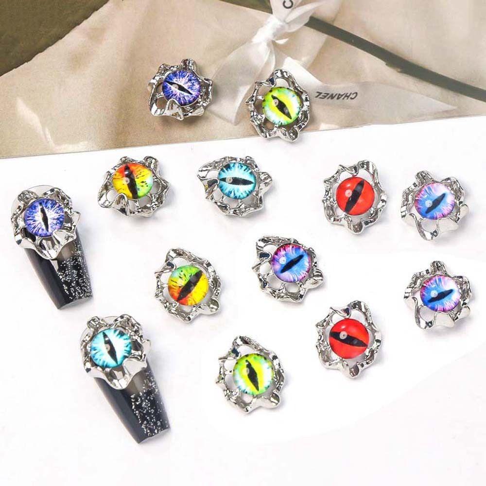 5Pcs/set Halloween Nail Charms Halloween Demon Nail Decorations Girls/Lady