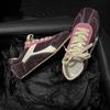 Fashionable Retro German Training Women's Sneakers  Autumn New Soft Leather Versatile Outdoor Casual Sports Flat Shoes