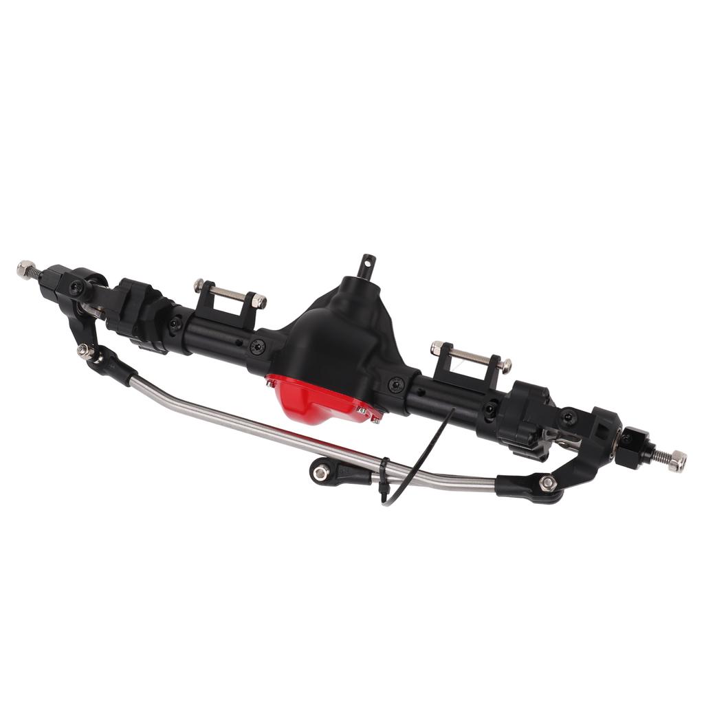 CNC Metal RC Car Front Portal Axle Set for Axial SCX10 1 10 RC Crawler Car AccessoryBlack
