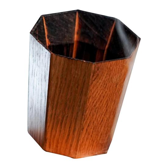 Виски Grail Mash Bill Деревянная чашка для мужчин Чашка для бурбона из обугленного дуба Уникальный аксессуар для напитков в стиле бочки Подарки для любителей бурбона