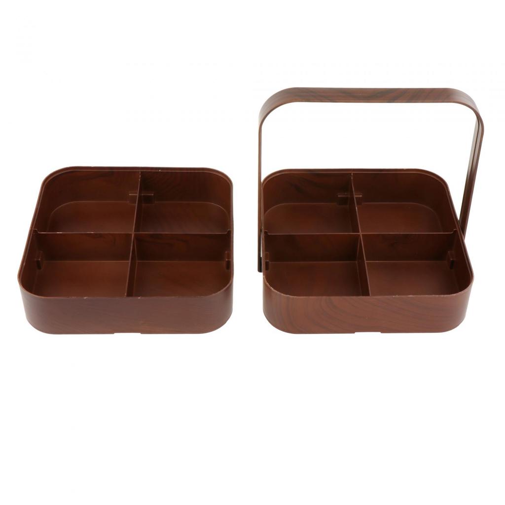 Разделенная конфетница, подставка для орехов, многофункциональный поднос для подачи закусок, блюдо для закусок, для снеков, орехов, фруктов, мелких предметов, украшений