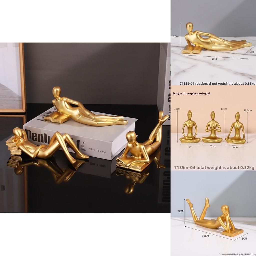 Минималистичная статуэтка читателя из смолы для декора книжной полки, стола, подарок для особых случаев