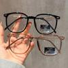 Очки в корейском стиле, большие квадратные оправы с защитой от синего света для мужчин и женщин