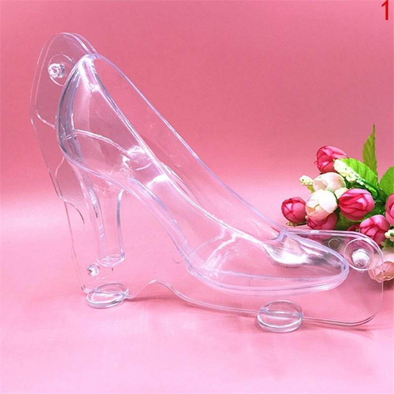 1pc Creative Fondant High Heel Shoe Chocolate Mold Baking DIY 3D Cute Stereo Candy Mould
