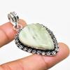 Ювелирный кулон ручной работы с покрытием из серебра 925 пробы, швейцарский зеленый опал, 2,08 дюйма