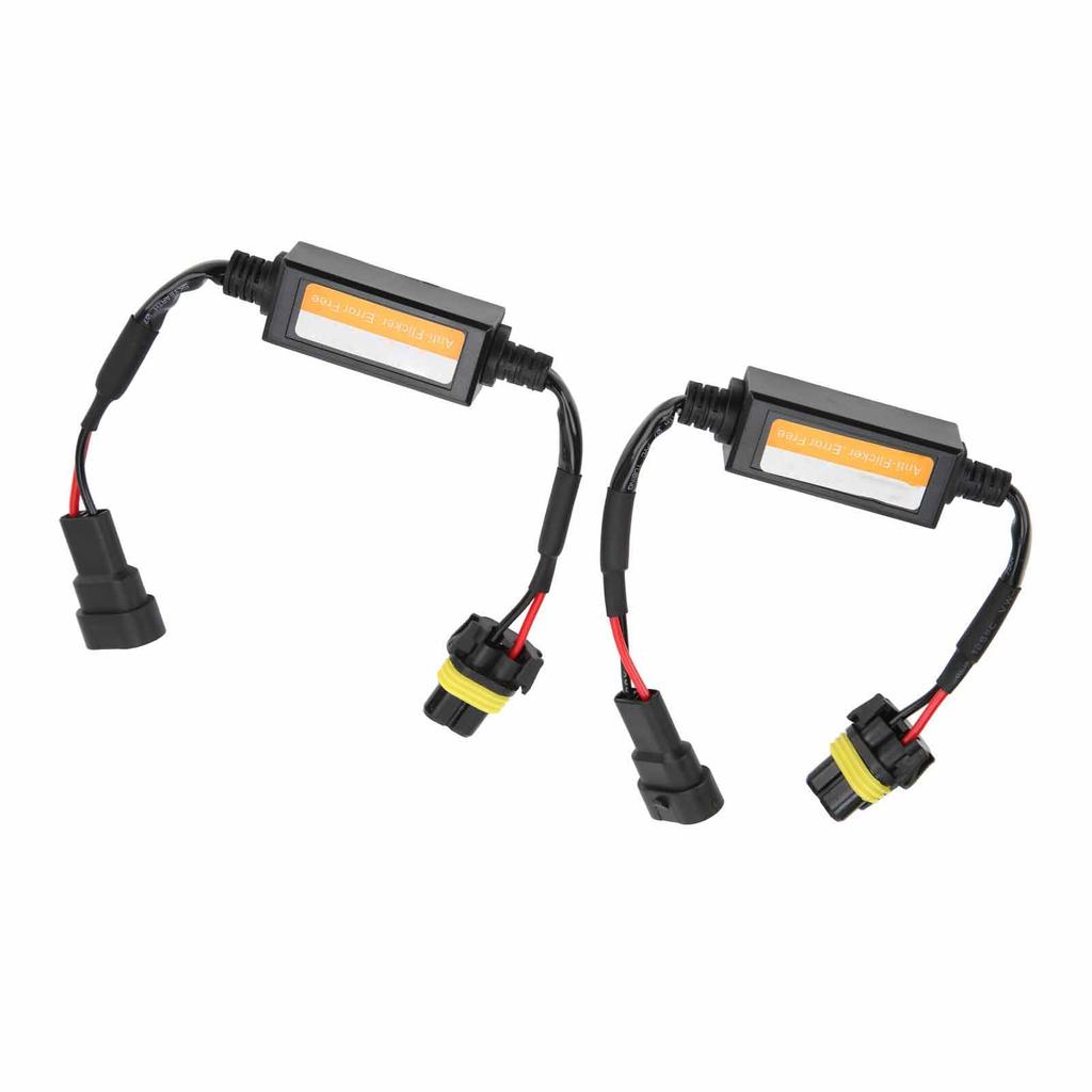 2PCS 9005 9006 90012 LED Headlight Decoder Anti Flicker Error Free Plug and Play Compact