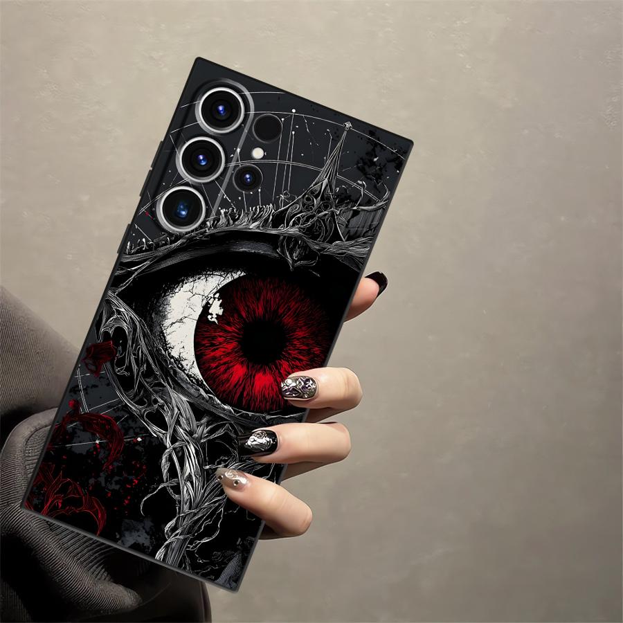 Чехол-бампер Funda с готическим узором для Samsung Galaxy S26 Ultra Note 20 8 9 10 S24 S25 Plus S23 S20 Ultra S10 S9 S21 FE