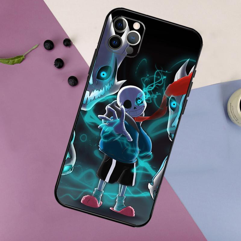 Чехол Undertale Sans для iPhone 16 15 14 13 12 11 Pro Max 7 8 Plus XR XS Max X Защитная крышка для телефона