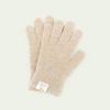 GOCORI SHORT KNIT GLOVES - BEIGE Knit Gloves, Wool Gloves