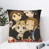 K-ON Грили Юи Хирасава Печатные Наволочки Чехол для Подушки Наволочки Теплый Декор для Стула Молния Разные Размеры