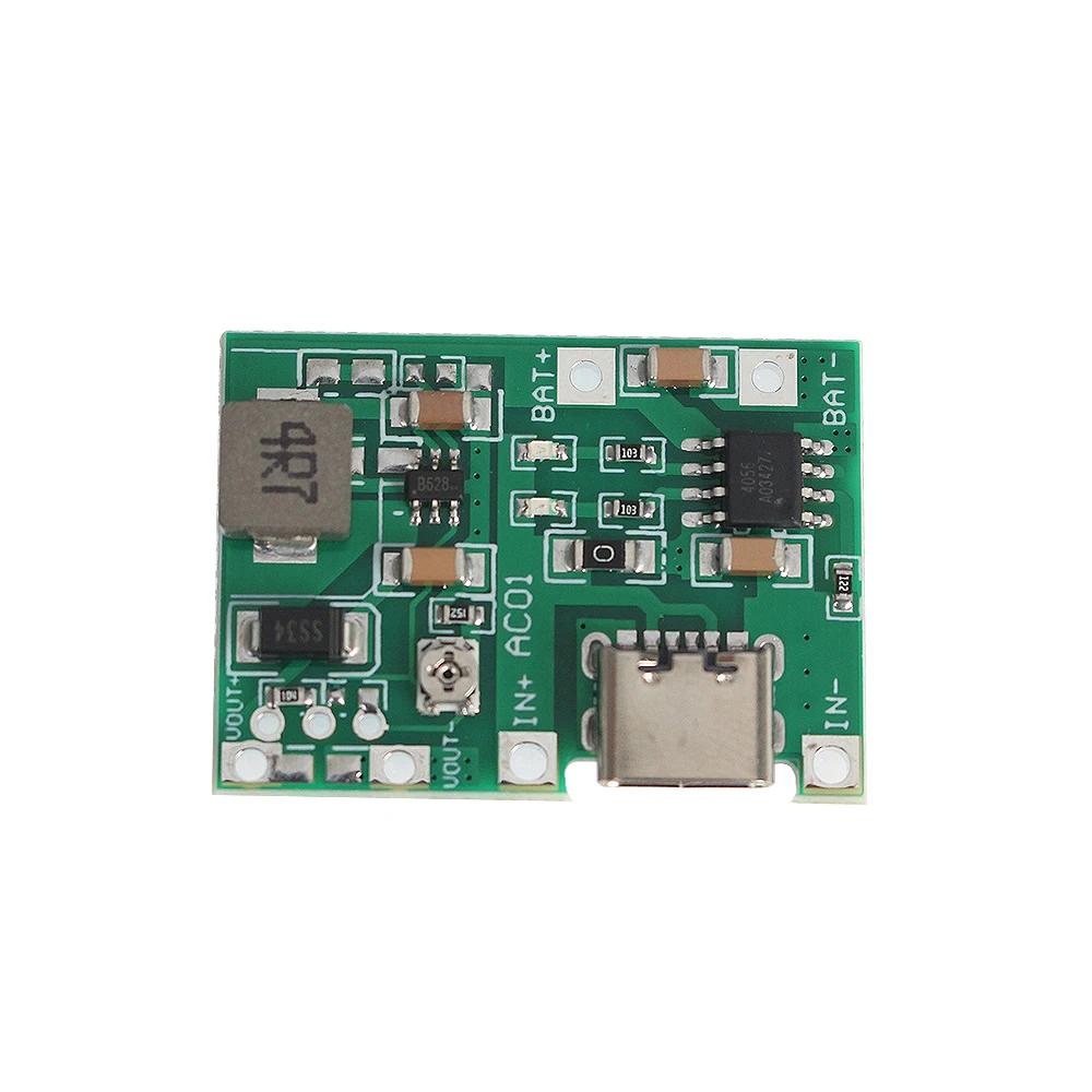 3.7В до 9В 5В Зарядное Устройство Разрядная Плата Тип-C Micro DC-DC Повышающий Модуль 18650 Литиевая Батарея Зарядка Повышающий Модуль