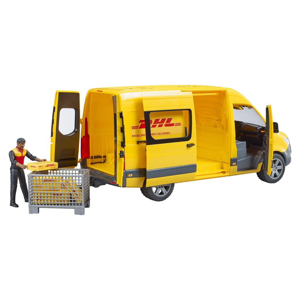 Брудер МБ DHL BR02671 (с фигурой)