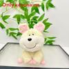 Plush Bee Dog Keychain With Soft Short Pile For Bag Decor And Collectible Gift